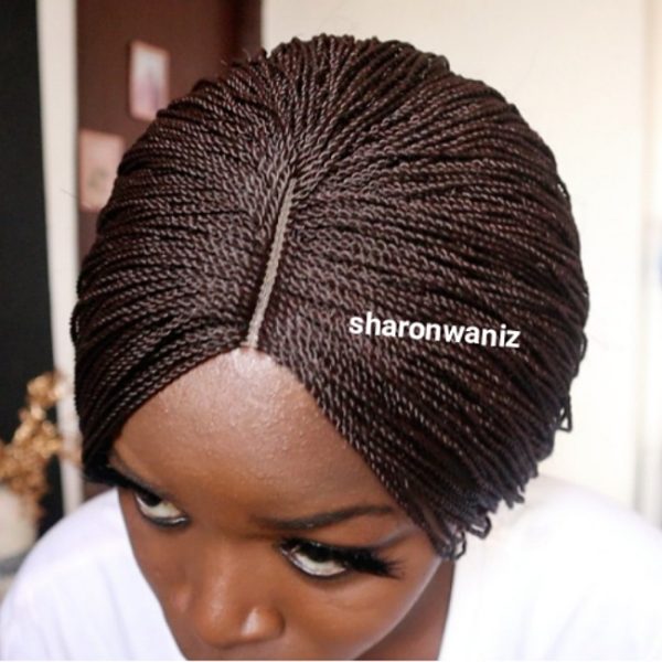 Short Shoulder length Twisted Wig TGRCl033 - Image 6