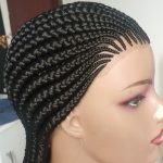 Back Conrow Braided Wig BNB064