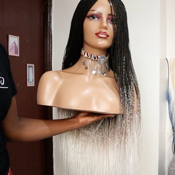 Extra Long Waist Length Twist Wig TGR017 - Image 6