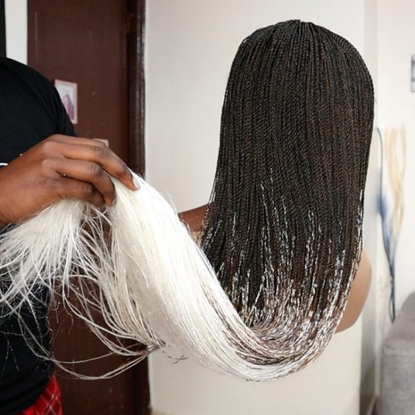 Extra Long Waist Length Twist Wig TGR017 - Image 5