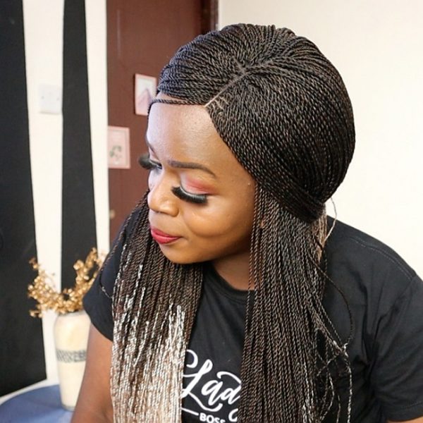 Extra Long Waist Length Twist Wig TGR017 - Image 8