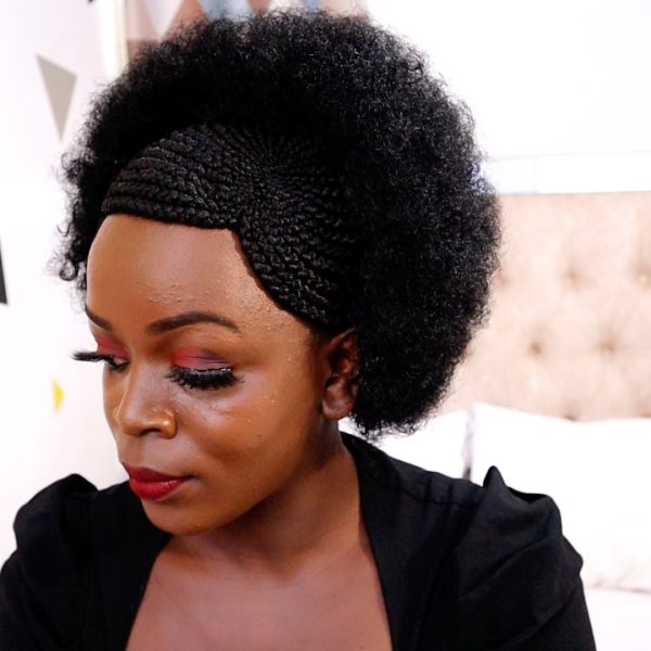 Back Afro Front Braided W-Wig CCA019 - Image 6